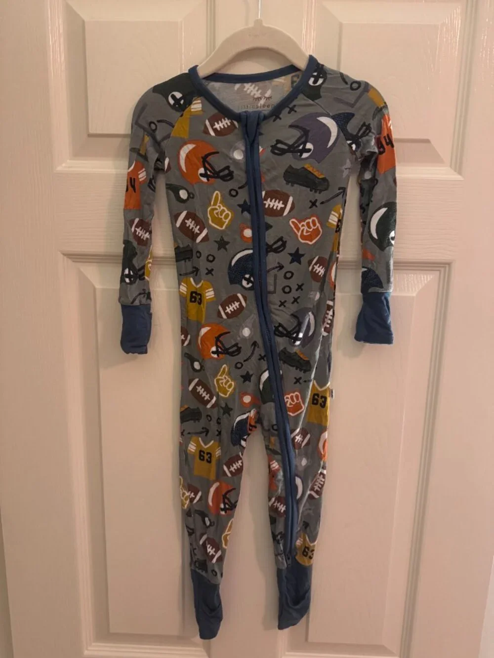 Little Sleepies Touchdown Zippy Sleeper (12-18 months)